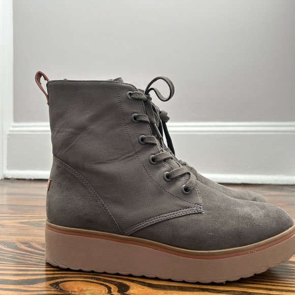 Dr Scholls grey zip up booties - Picture 8 of 10